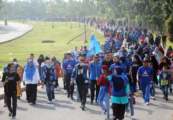 Ribuan Masyarakat Pelalawan Deklarasi Dukung AHY Jadi Capres 2024
