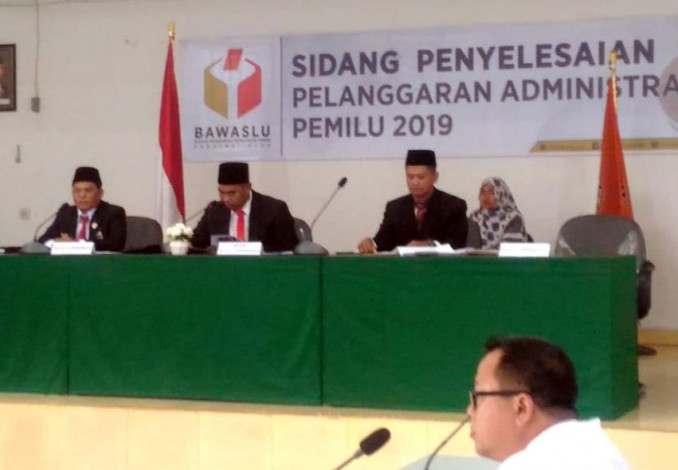 Bawaslu Riau Gelar Sidang Pelanggaran Administrasi Pemilu
