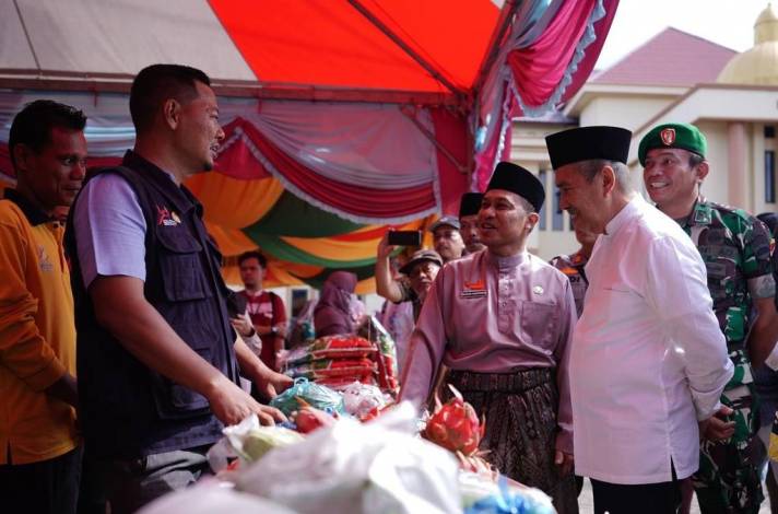 Pasar Murah Tani Pemprov Riau Diserbu Ratusan Warga Bengkalis