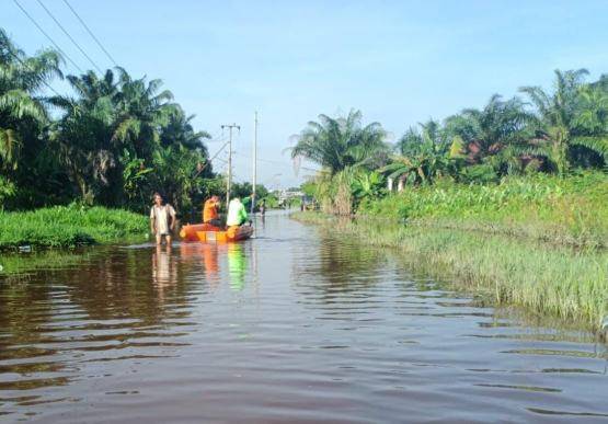 Sungai Siak Pasang, Banjir di Kelurahan Bambu Kuning Pekanbaru Naik Lagi