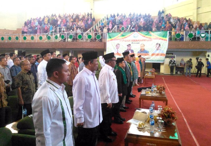 Jadi Pembicara Kuliah Kebangsaan di UIN Suska Riau, Ini yang Disampaikan Cak Imin dan Menristekdikti
