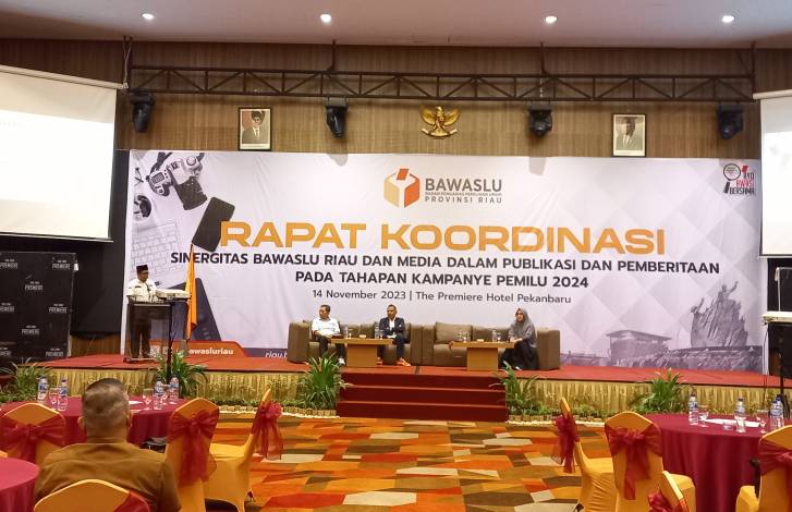 Bawaslu Riau : Media Kunci Menjaga Pemilu Damai dan Transparan