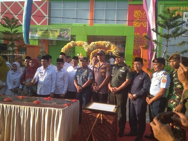 Gubernur Riau Belum Tahu Gedung Baru Puskesmas Bukit Kapur Bakal Dirobohkan