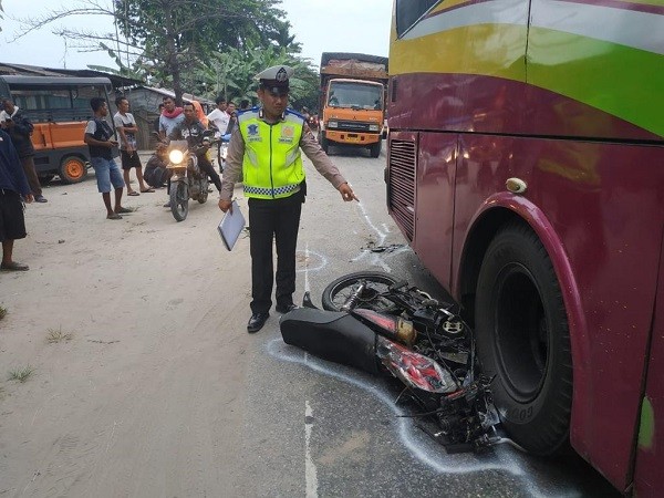 Rx King Vs Bus Medan Jaya, Satu Orang Meninggal Dunia