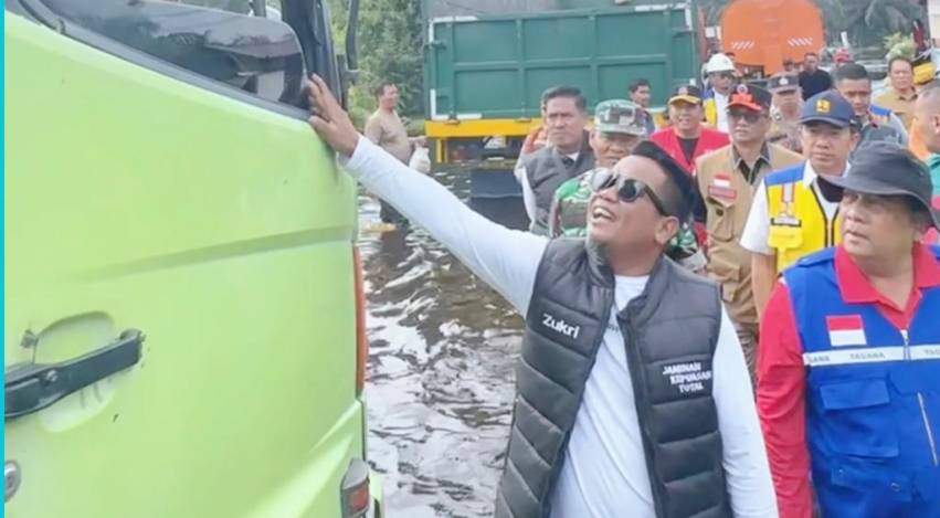 Catatan Banjir Terparah, Bupati Zukri: Ini Harus jadi Perhatian Pemerintah Pusat