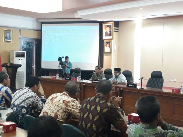 Jadi Plt Gubernur Riau, Wan Thamrin Kumpulkan Seluruh Pimpinan OPD