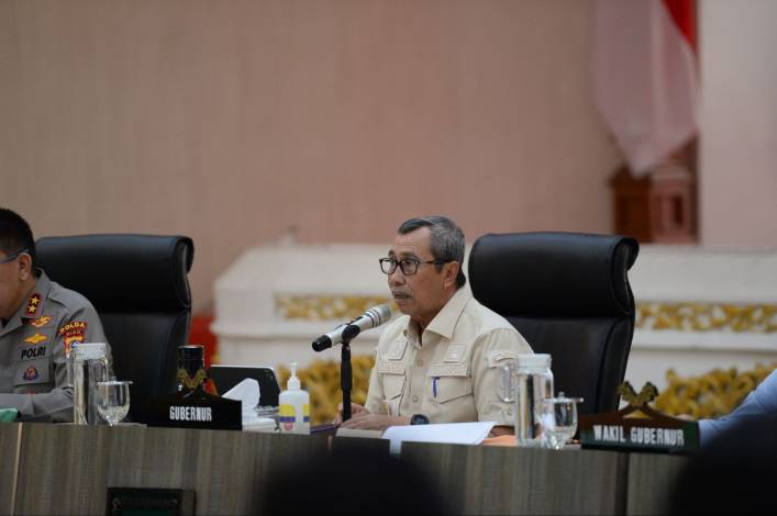 Gubernur Minta Empat Bupati di Riau Jangan Tunda Pilkades