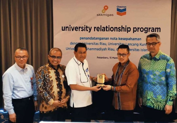 PT CPI Tanda Tangani MoU dengan Empat Universitas Terkemuka di Riau