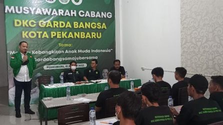 Hasil Muscab, Hambali Pimpin DKC Garda Bangsa Pekanbaru Periode 2022-2027