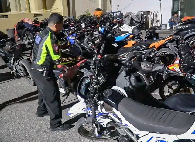 Awas Pebalap Liar di Pekanbaru, Polisi akan Tahan Sepeda Motor hingga Usai Lebaran
