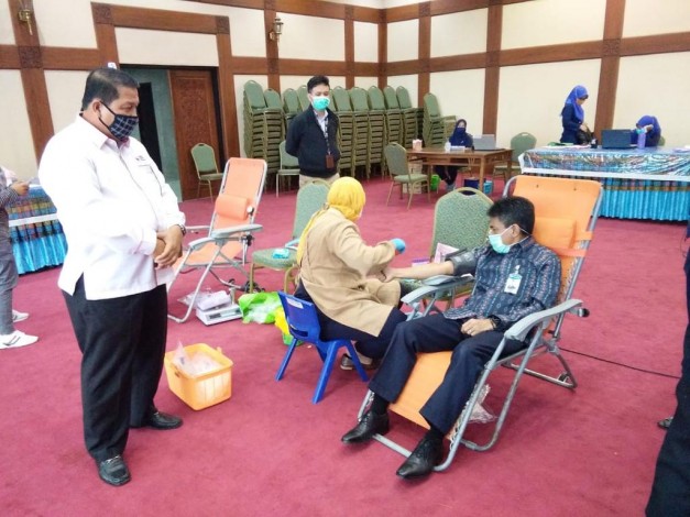 Perbankan Riau Bantu Kebutuhan Darah Hadapi Pandemi Covid-19