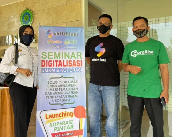 Shifthink! Adakan Seminar Digitalisasi UMKM dan Koperasi, Sekaligus Launching Platform Digital