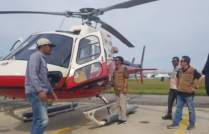 Antisipasi Karhutla, 2 Helikopter Water Bombing dan Patroli BNPB Siaga di Riau