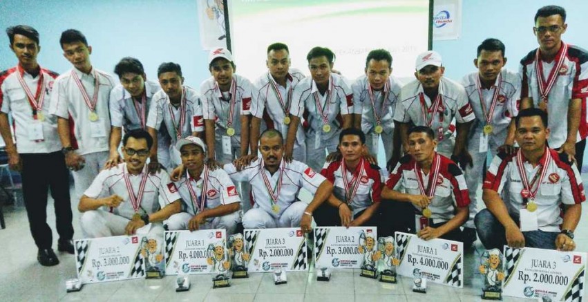 Pemenang Honda Regional Technical Skill Contest 2019 Dikirim ke Semarang
