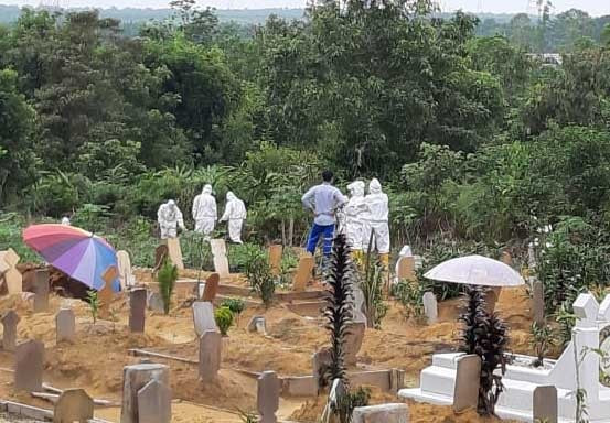 Sudah Diisi 969 Jenazah, Lahan Pemakaman Pasien Covid-19 Pekanbaru Tinggal Setengah Hektare