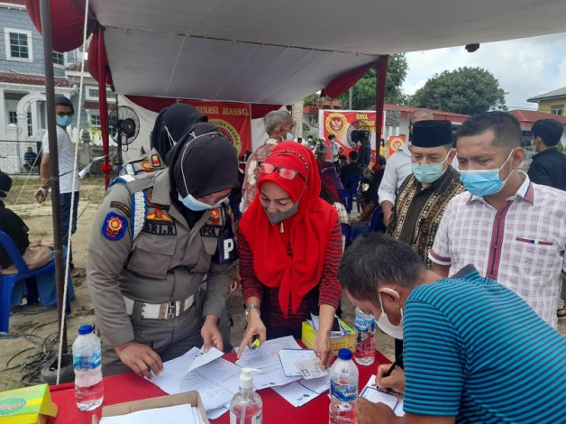 Sejak Juli, BIN Daerah Riau Sudah Vaksinasi 8 Ribu Warga