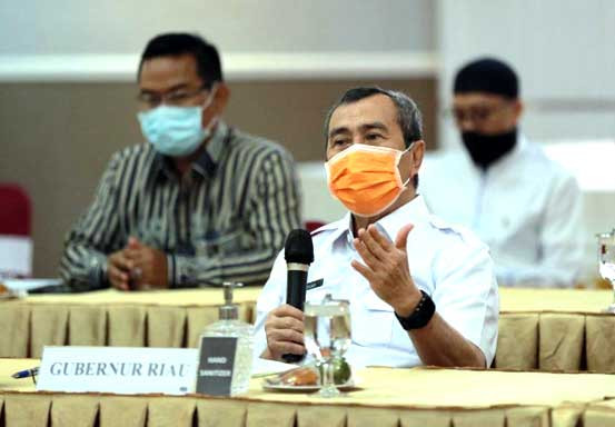 Ditelepon Presiden Soal Kasus Covid-19 Tinggi, Ini Permintan Gubri Syamsuar ke Jokowi