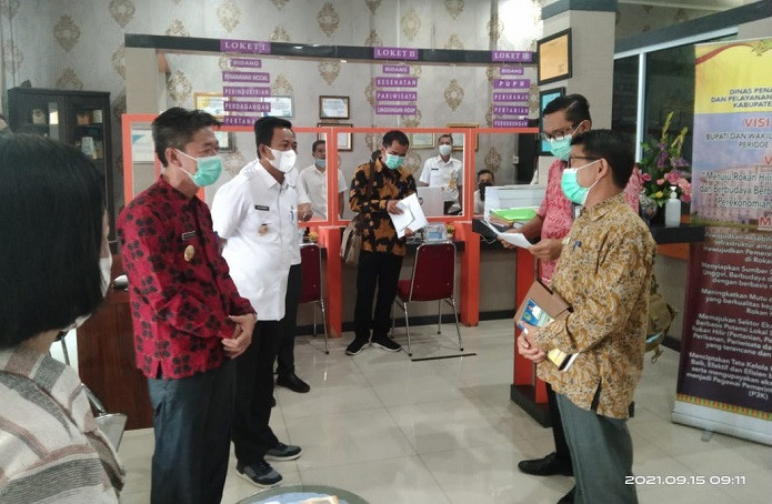 Ombudsman RI Perwakilan Riau Mendadak Lakukan Penilaian di Rohil