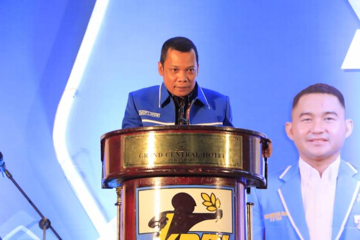 Muflihun Ingatkan Pengurus KNPI Pekanbaru untuk Bersinergi dengan Pemerintah