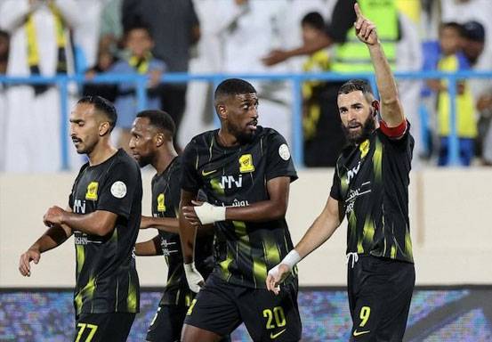 Hasil Liga Arab Saudi: Gol Tunggal Karim Benzema, Al Ittihad Kembali Menang