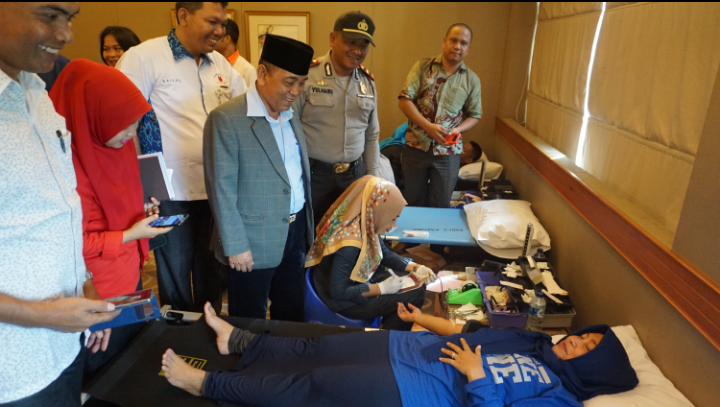 KDD Riau Komplek Kumpulkan 982 Kantong Darah