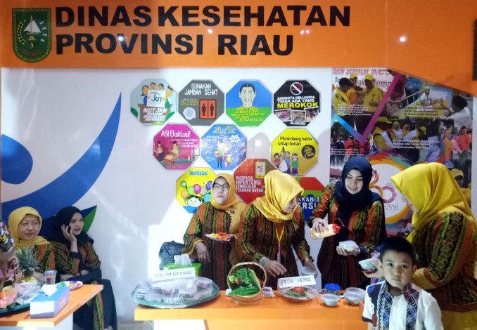 Diskes Riau Perkenalkan Pecal Herbal di Riau Expo 2017