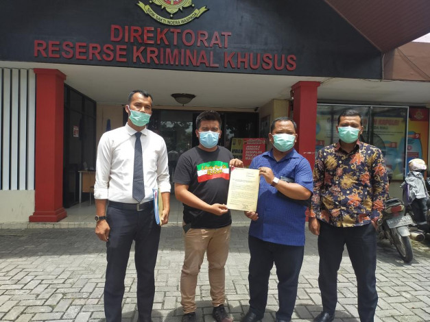 Keluarga Pasien Laporkan Dugaan Korupsi Dana Covid-19 ke Ditreskrimsus Polda Riau