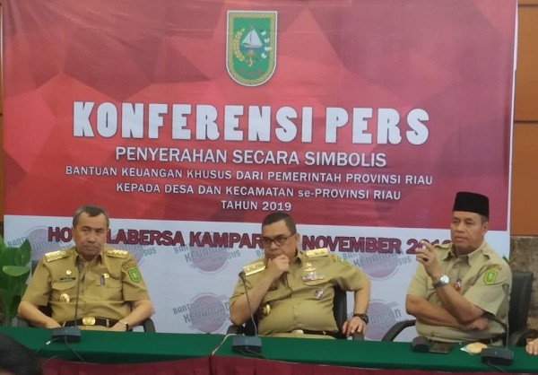 Dana Bankeu Khusus untuk Desa dan Kecamatan Rawan Diselewengkan, Ini Kata Gubernur Riau