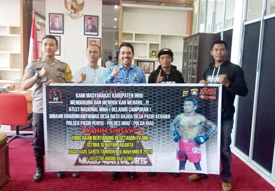 Wahin Sinsaw Asal Inhu Kembali Bertarung di MMA