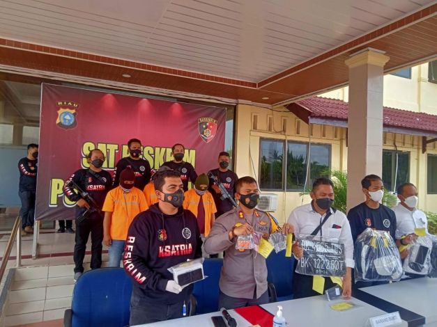 Tiga Pelaku Pembobol ATM di Bengkalis Diringkus Polisi di Sumut