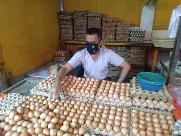 Harga Telur Ayam Capai Rp52 Ribu, Pedagang: Termahal dalam 30 Tahun Saya Berjualan