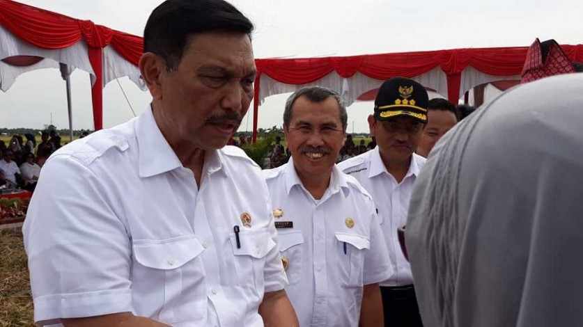Di Siak, Menteri Luhut Bantah Jokowi Anti Islam