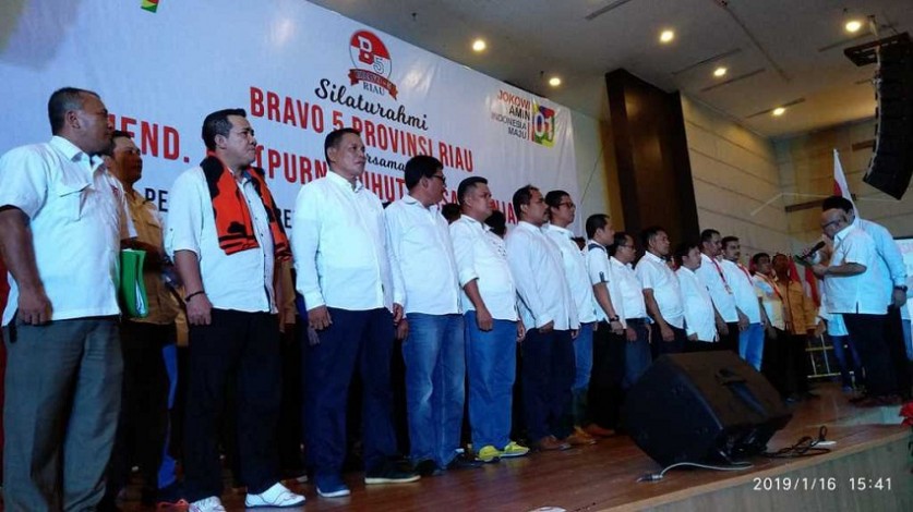 Bravo 5 Siap Menangkan Jokowi-Maruf di Riau