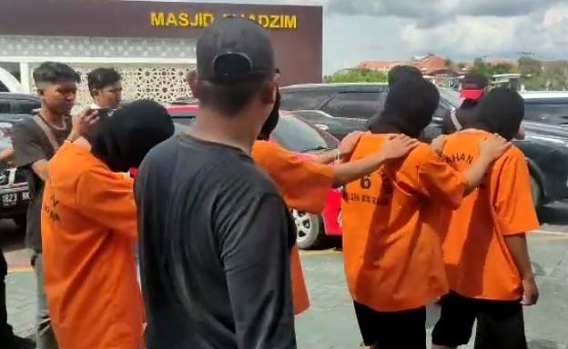 Geng Motor Resahkan Pengendara di Parit Indah Pekanbaru Ditangkap Polisi, Ternyata masih Pelajar