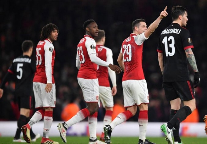 Singkirkan AC Milan, Arsenal Tembus Perempat Final Liga Europa