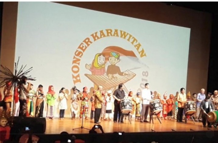 Imak Kini Riau Ikut Konser Karawitan Anak Indonesia