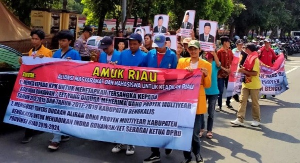 AMUK Riau Desak KPK Periksa Indra Gunawan