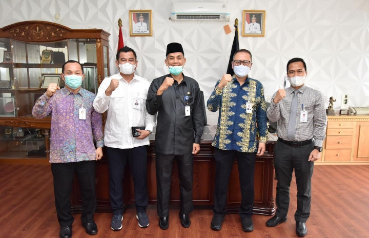 Menggesa Syariah, Bank Riau Kepri Silaturahmi Dengan Walikota Dumai