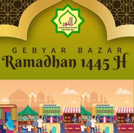 Gebyar Bazar Masjid An-Nur Dibuka Senin, 30 Tenda Disiapkan