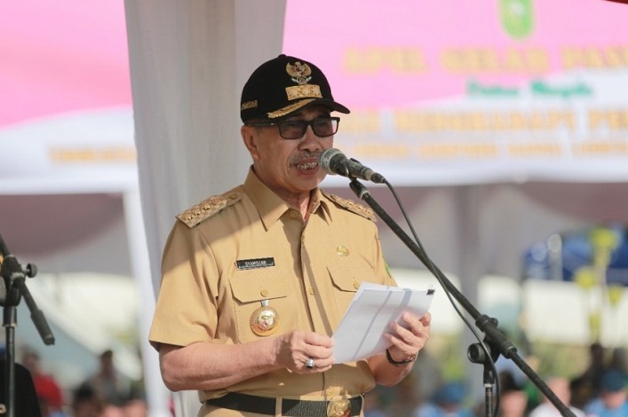 Gubernur Riau: Coblos Dulu Baru ke Luar Kota