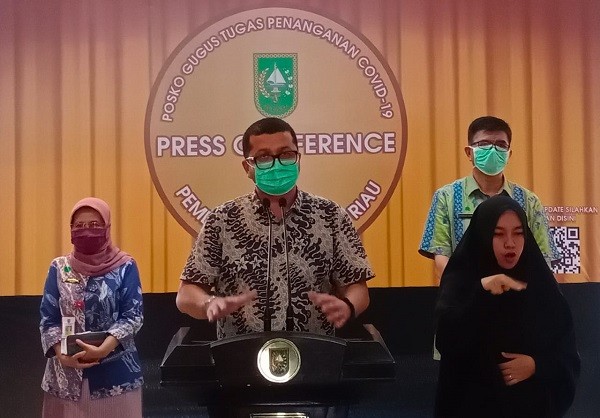 Jubir Umumkan Penambahan 4 Kasus Positif Covid-19 di Riau, Total Jadi 24 Kasus