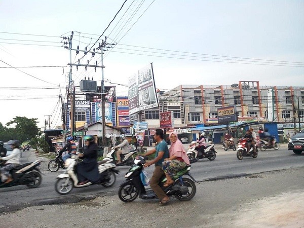 H-1 PSBB, Jalanan Pekanbaru Terpantau Ramai