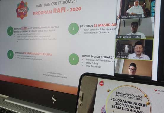 Telkomsel Berikan Bantuan Sosial ke Masjid dan Yayasan di Sumatera