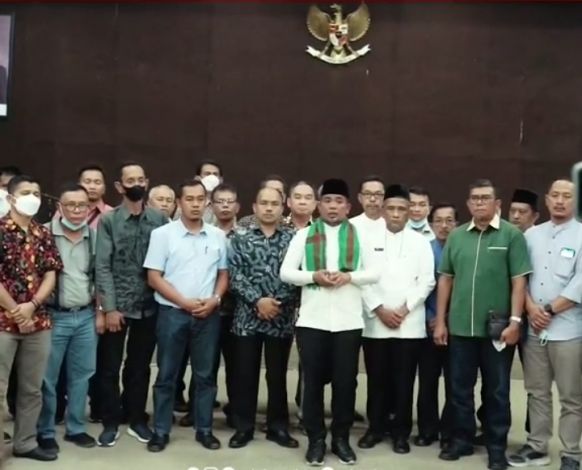 Didampingi Pengusaha, Bupati Zukri Minta Jokowi Hentikan Kebijakan Larangan Ekspor Migor