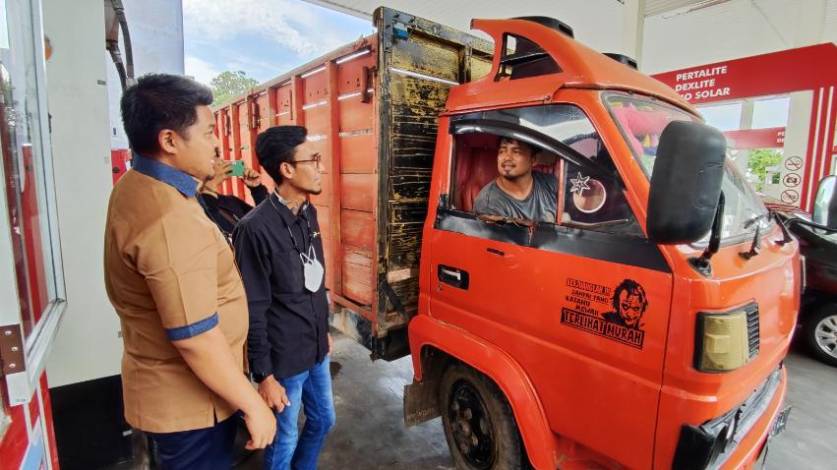 136 Ribu Kendaraan di Riau Sudah Terdaftar QR Code Pembelian BBM Subsidi