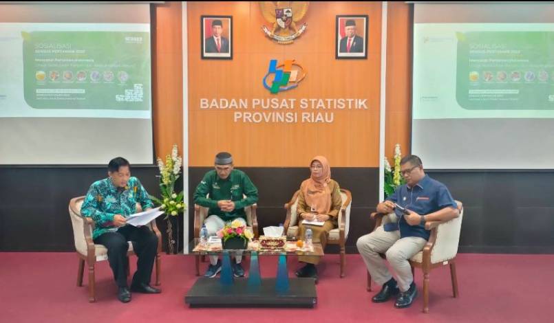 BPS Riau Kerahkan 4.500 Petugas Lakukan Sensus Pertanian 2023