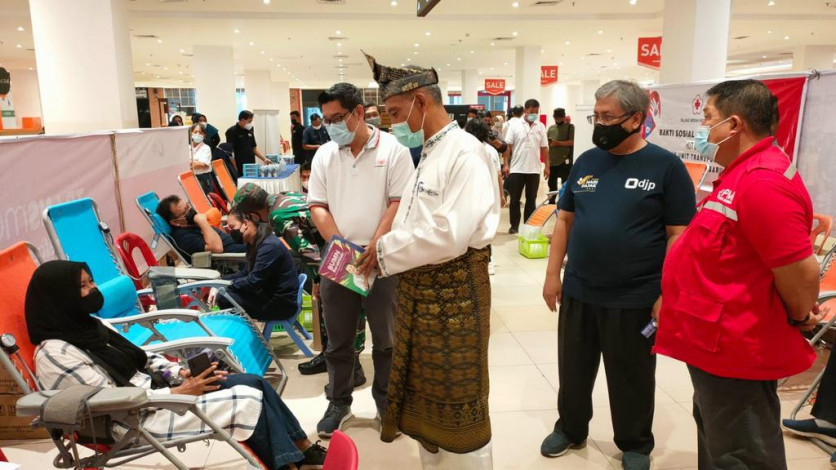 DJP Riau dan Relawan Peduli Covid-19 Gelar Donor Darah Selama 3 Hari