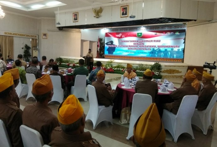 LVRI Kecewa Pemprov Riau Selalu Rasionalisasi Program Veteran