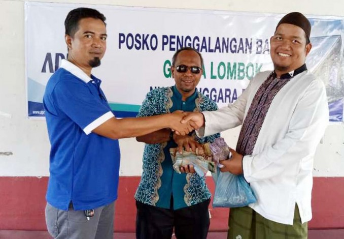 Karyawan RAPP dan Paguyuban Galang Bantuan Korban Gempa Lombok
