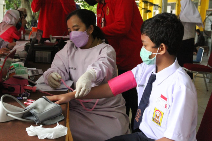 BIN Riau Gelar Vaksinasi Massal Lanjutan untuk Pelajar SMP di Pekanbaru